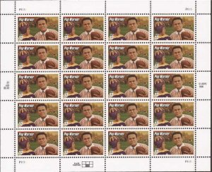 US Stamp - 1997 Football Coach Pop Warner - 20 Stamp Sheet   #3149