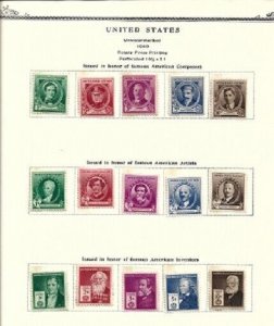 US Stamps-Scott # 859-893/A318-A352-Set-Mint/NH/VLH-( Mostly NH )-OG-1940