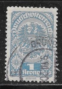 Austria 218: 1k Coat of Arms, used, F-VF