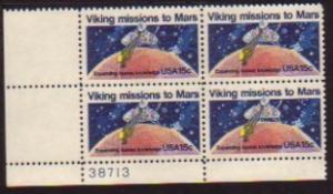 US Stamp #1759 MNH - Viking Mission to Mars - Plate Blk/4
