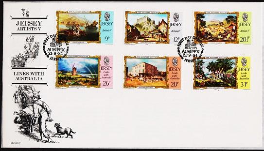 Jersey. 1984 FDC. Links with Australia. Fine Used