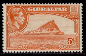 GIBRALTAR GVI SG125c, 5d red-orange, LH MINT.