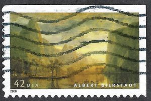 United States #4346 42¢ Albert Bierstadt (2008). Booklet single. Used.