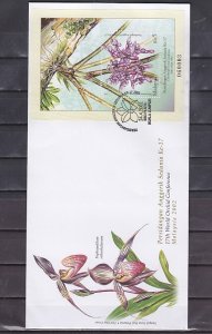 Malaysia, Scott cat. 877. 17th World Orchid Conference, First day cover. ^