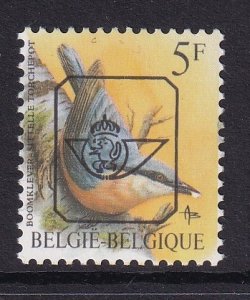 Belgium  #1224    MNH  1985  birds  5f  pre cancelled