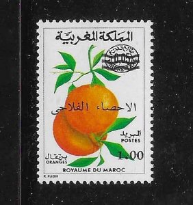 Morocco 1974 Agricultural Census Surcharged Sc 322 MNH A3227