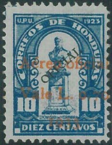 88726-HONDURAS-SANABRIA # 143 ERROR: Red Overprint-MINT MH 