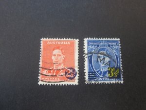 Australia 1941 Sc 188-89 FU 