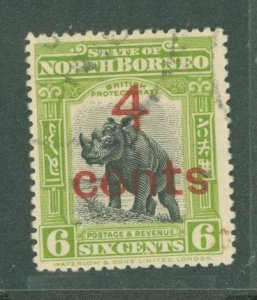 North Borneo #161a Used Single