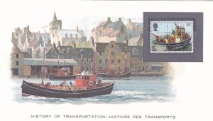History of Transport Great Britain Commercial Fishing Presentation Card VGC
