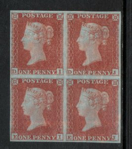 Great Britain #3 (SG #5 Specialized #B2) Very Fine Mint Block