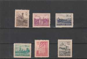 Estonia  Scott#  NB1-NB6  MH  (1941 Various Designs)