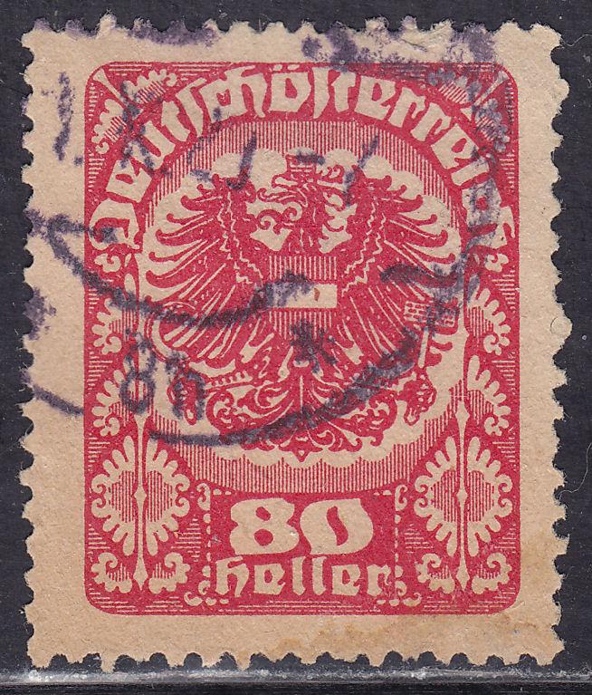 Austria 238 Coat of Arms, Greyish Paper 1920