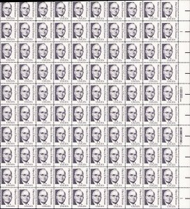 20¢ Harry Truman Full Sheet of 100 Scott #1862, Mint NH Great Americans Issue