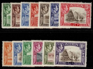 ADEN GVI SG16-27, 1939-48 complete set, M MINT. Cat £130.