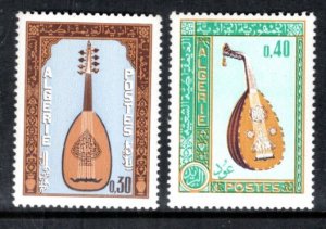 ALGERIA 390-391 MNH VF  Musical Instruments