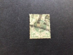 GB Queen Victoria 1887 one shilling  used  stamp A16540