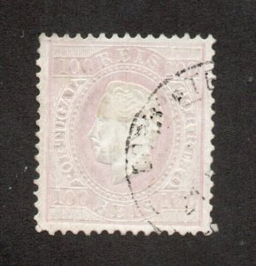 Portugal - Sc# 45 Used - Perf 12 1/2 plain paper    /    Lot 0124337