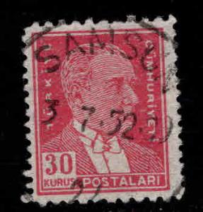 TURKEY Scott 1030 Used stamp