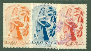 SALAVADOR 679-81 missing # 678 USED BIN $1.75