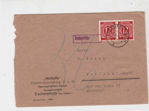 germany 1940s allied occupation stamps cover ref 18664