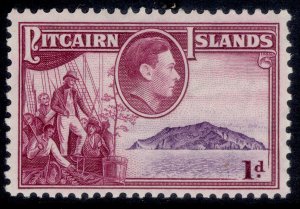 PITCAIRN ISLANDS GVI SG2, 1d mauve & magenta, M MINT.