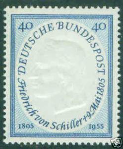 German Deutsche Bundespost Scott 727 MH* 1955 CV$16