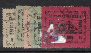 Venezuela Guayana Ships 5 Values VFU (7fts)