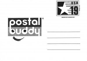 Scott# CVUX3 Postal Budd  US Postal Card