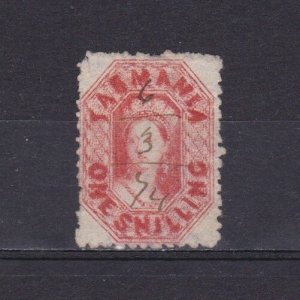 TASMANIA AUSTRALIA 1864, SG# 90, Wmk Double-lined '12', QV, Used