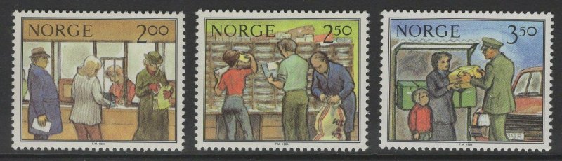 NORWAY SG926/8 1984 POSTAL WORK MNH