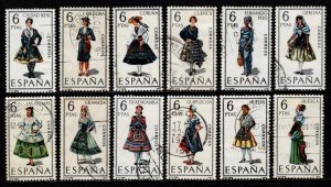 Spain 1968 Provincial Costumes, Set [Used]