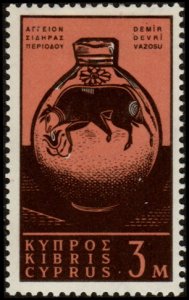 Cyprus 206 - Mint-H - 3m Iron Age Jug (1962)