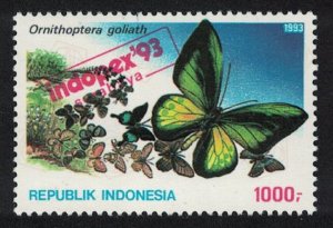 Indonesia Goliath birdwing Butterfly 'Ornithoptera goliath' 1993 MNH SG#2082