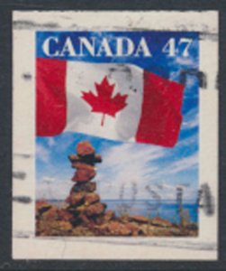 Canada  SG 1367   Used Flag and Inuit Cairn  2000   SC# 1700  see scan