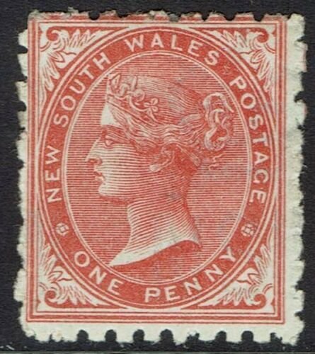 NEW SOUTH WALES 1882 QV 1D WMK CROWN/NSW SG W40 PERF 10  