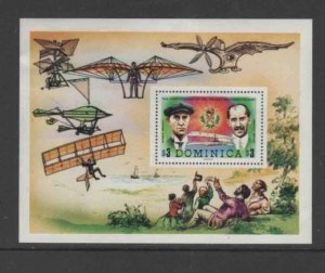 DOMINICA #578 1978 HISTORY OF AVIATION MINT VF NH O.G S/S