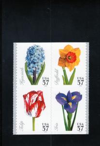 3903a Flowers, MNH blk/4