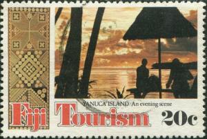 Fiji 1980 SG601 20c Evening Scene FU