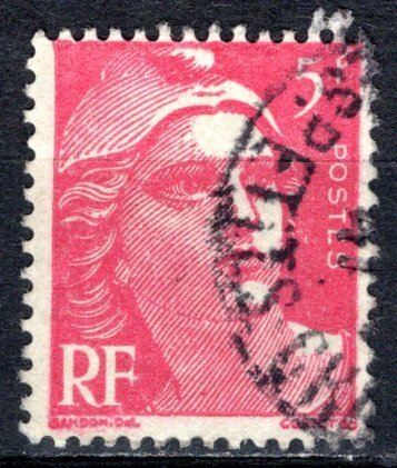 France; 1947: Sc. # 542A; Used Single Stamp
