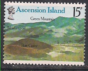 Ascension 1978 QE2 15p Green Mountain SG 239 MNH ( C1481 )