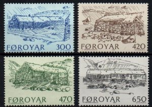 Faroe Islands # 152 - 155 MNH