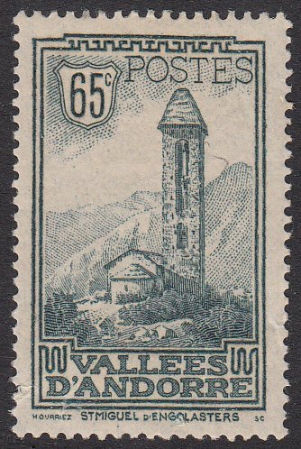 French Andorra 41 MLH (see Details) CV $55.00