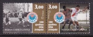 Bosnia and Herzegovina Croatian Admin 137 Soccer MNH VF