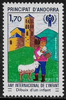 French Andorra #272 MNH Stamp - Year of the Child