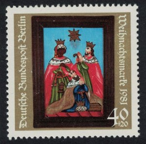 Berlin Glass Painting Christmas 1981 MNH SG#B626