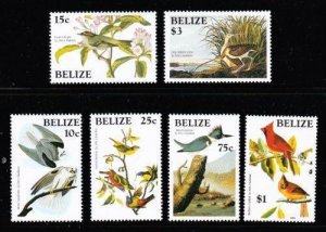 Album Treasures  Belize Scott #  750-5 Audubon Bicentenary Set  VF Mint NH