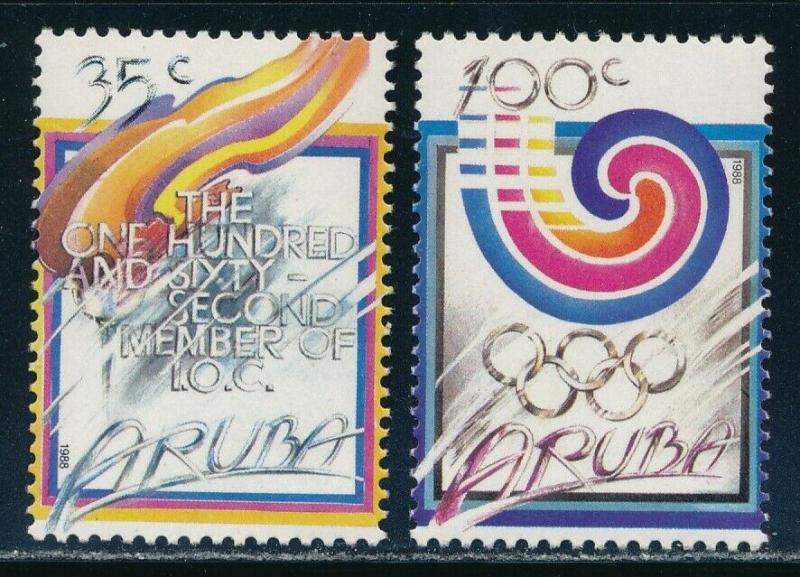 Aruba - Seoul Olympic Games MNH Sports Set (1988)