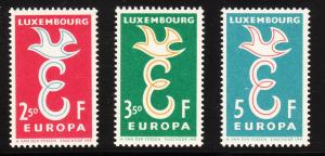 Luxembourg 341 -343  - FVF MNH