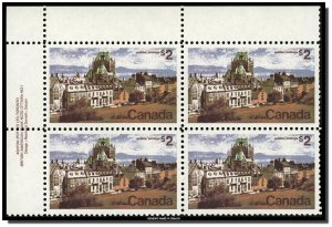 Canada - 601 PB #1 UL MNH - Quebec (1972) $2  CV 30.00$